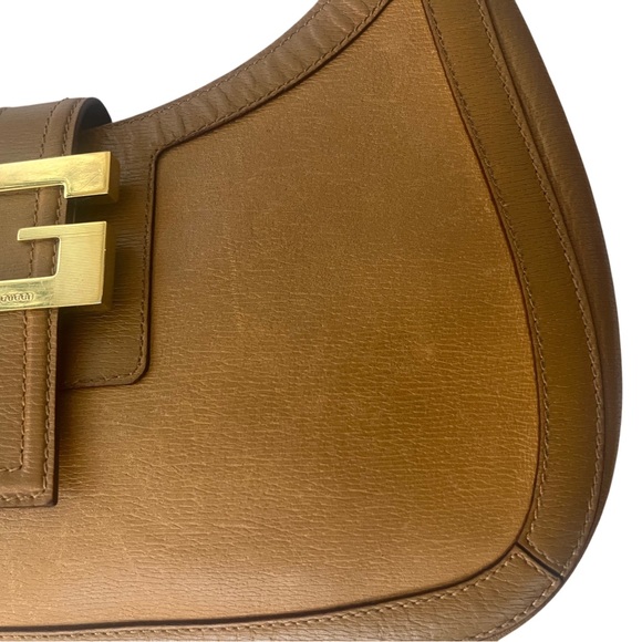 Gucci Jackie Vintage Handbag - Camel Leather - Picture 4 of 14